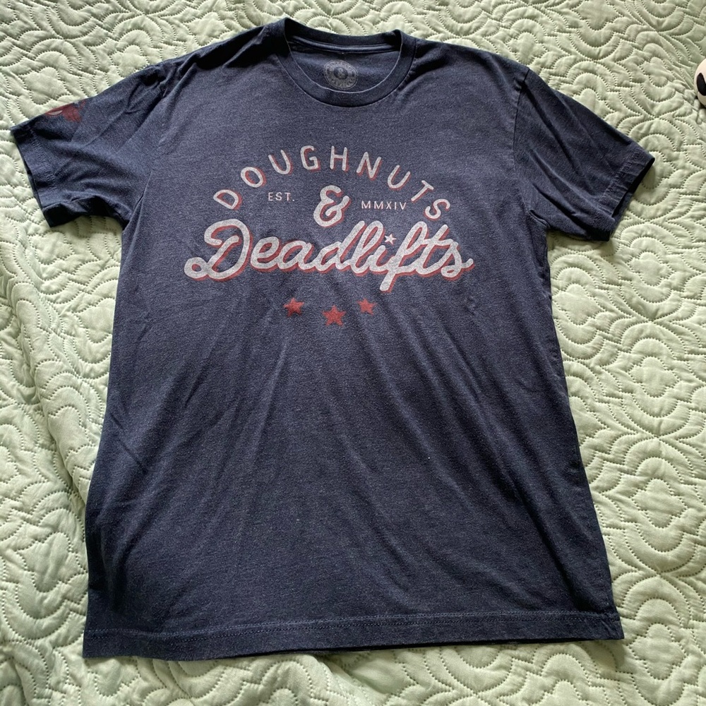 Doughnuts and Deadlifts Medium Shirt